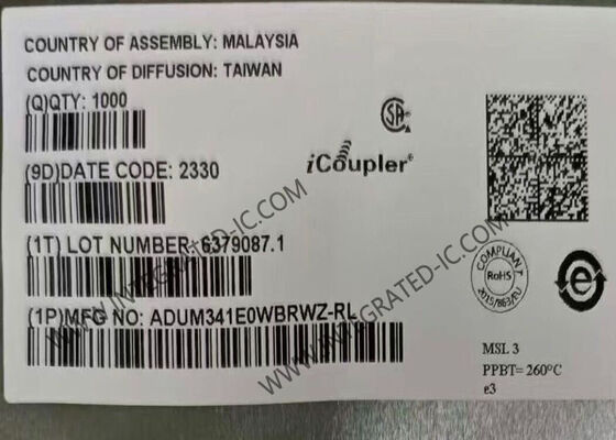 ADUM341E0WBRWZ CI Aislador Digital Automotriz de 4 Canales con Aislamiento de 5700Vrms