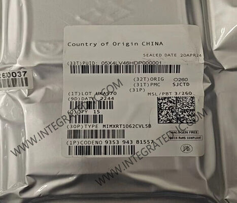 MIMXRT1062CVL5B Microcontrolador MCU de 32 bits y un solo núcleo a 528MHz en paquete 196-LFBGA