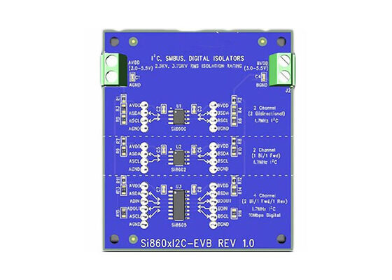 SI860XI2C-KIT Soluciones Integradas Si860x - Placa de Evaluación de Interfaz de Aislador de 2.5V a 5.5V