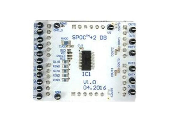 SPOC-2-DB-BTS71220-4ESE Embedded Solutions BTS71220-4ESE Tarjeta hija del controlador de potencia SPI