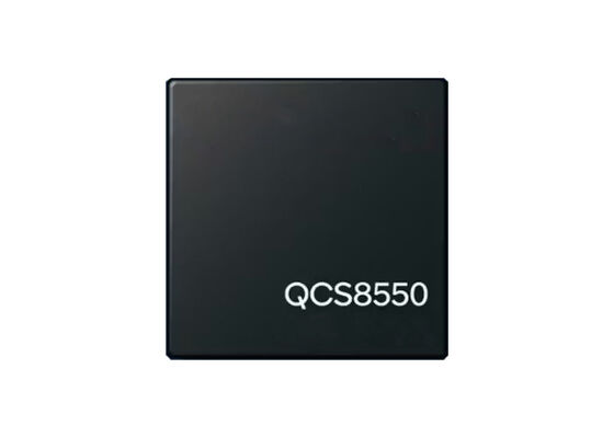 Chip procesador de IA QCS-8550-2-MPSP1581-TR-02-0-AB con vídeo 4K240/8K60, conectividad WiFi 7 y nodo de proceso de 4 nm para aplicaciones de IoT