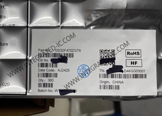 Microcontrolador MCU GD32F470ZGT6 de 32 bits, 240MHz, Arm Cortex-M4 con paquete LQFP144