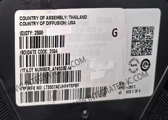 LT3507AEUHF Chip de circuito integrado Convertidor de CC/CC con rango de entrada de 4V a 36V, salidas de 2,4A y 1,5A y regulador lineal de baja caída
