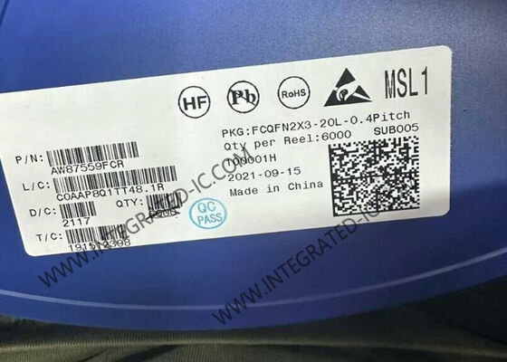 Chip de circuito integrado AW87559FCR, amplificador de audio inteligente K TLTR-AGC con refuerzo adaptativo de 9 V, FCQFN20