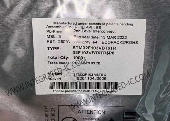 STM32F103VBT6 Microcontrolador MCU con 72MHz ARM Cortex-M3 de 32 bits y memoria flash de 128KB