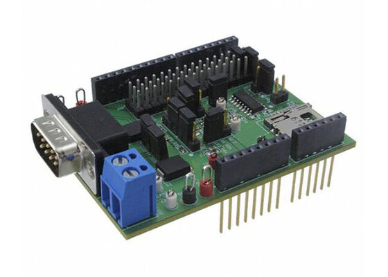 Placa de evaluación de soluciones integradas MAX33053ESHLD para el transceptor CAN MAX33053E