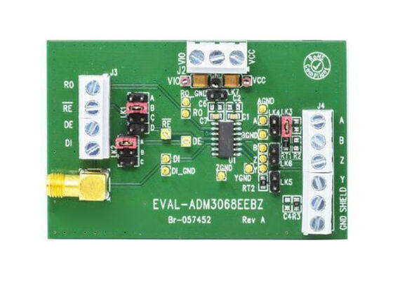 EVAL-ADM3068EEBZ Placa de Evaluación para Transceptores RS-485 ADM3068E de Soluciones Integradas