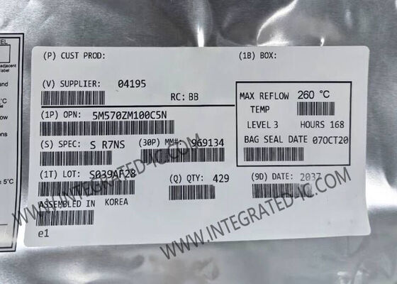 5M570ZM100C5N Matriz de puertas programable en campo (FPGA) con rendimiento MAX V de 9 ns, 570 elementos lógicos en paquete TFBGA100