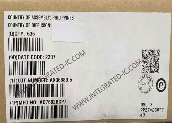 AD7682BCPZ Chip de circuito integrado de 16 bits y 4 canales de 250 kSPS PulSAR ADC en paquete LFCSP-20