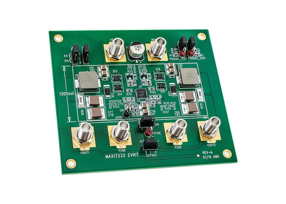MAX17233EVKIT Soluciones embebidas 2.2MHz Junta de evaluación de controlador de doble cañón síncrono