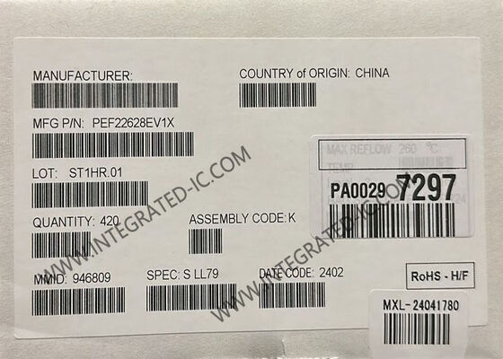 PEF22628EV1X Sistema SHDSL de doble canal en el chip con SHDSL.bis para aplicaciones EFM