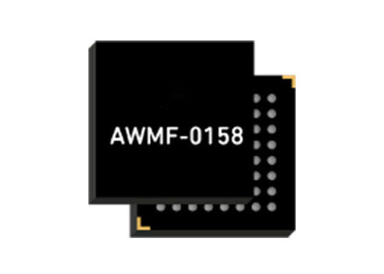 AWMF-0158 Módulo de comunicación inalámbrica de 26,5 a 29,5 GHz con polarización única Dirección de haz rápido 5G IC de matriz en fases