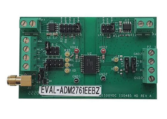 EVAL-ADM2761EEBZ Soluciones embebidas ADM2763E Junta de evaluación de transceptores RS-485 aislados