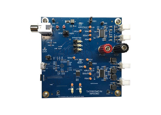 TAS5805MEVM Soluciones embebidas 4.5V a 26V Junta de evaluación de amplificadores de audio de clase D