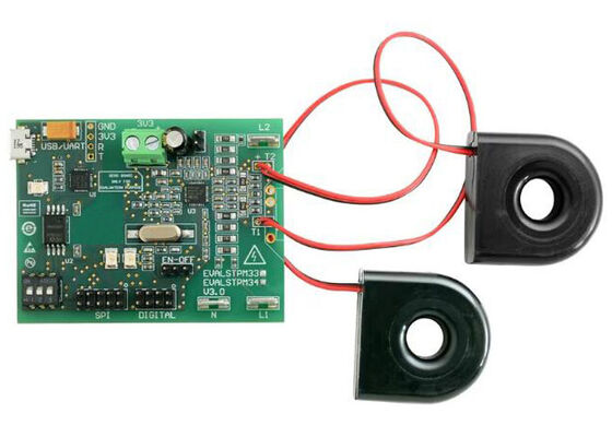 EVALSTPM34 Soluciones integradas STPM34 Junta de evaluación de medición de energía de doble fase