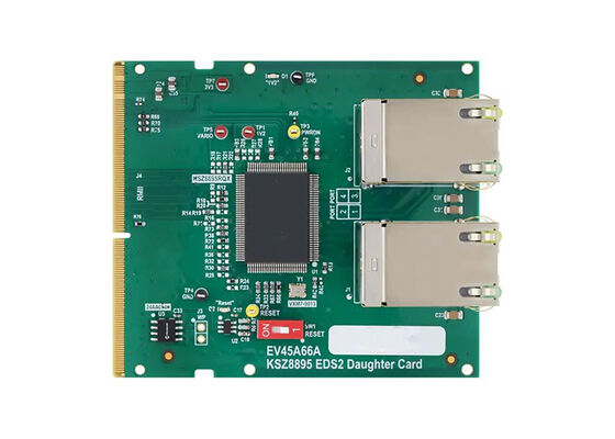 EV45A66A Embedded Solutions KSZ8895 Plataforma de Interfaz Ethernet PHY Placa de Expansión de Evaluación