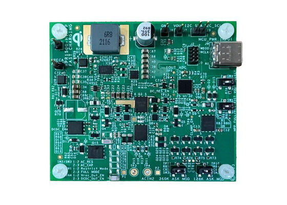 Placa de desarrollo receptora de carga inalámbrica MPP de alto voltaje WPR1500-HVMPP para soluciones integradas