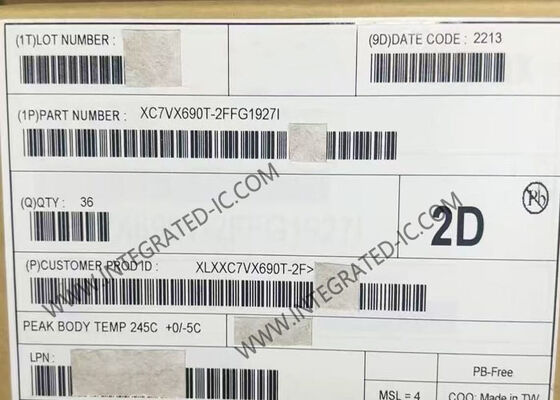 XC7VX690T-2FFG1927I Virtex-7 FPGA 640 MHz matriz de puerta programable en campo FCBGA-1927