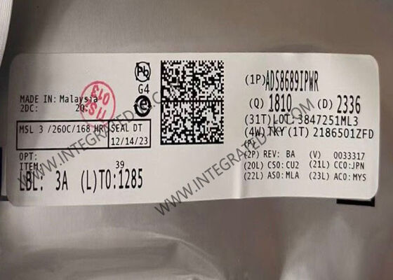 ADS8689IPWR 16 bits 100 kSPS convertidor analógico a digital de 1 canal chip de circuito integrado