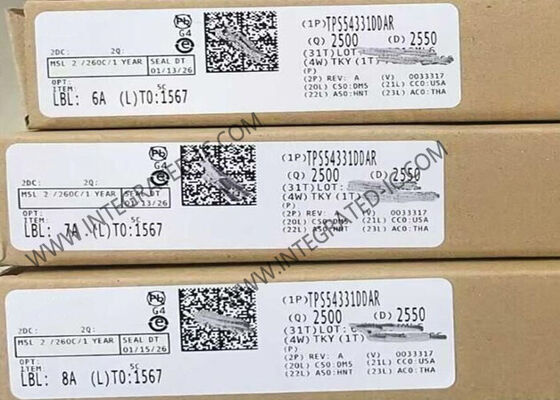 Chip de circuito integrado TPS54331DDAR, convertidor reductor de 3A y 570kHz con voltaje de entrada de 28V, HSOIC-8
