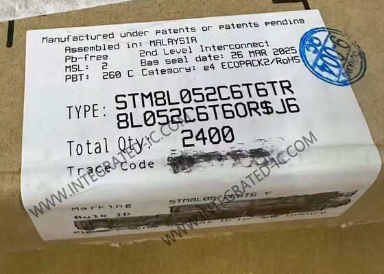 STM8L052C6T6TR Microcontrolador MCU de 8 bits 16MHz Microcontrolador EnergyLite de muy baja potencia