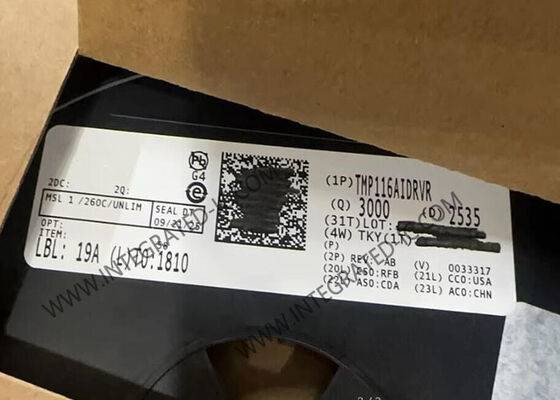 TMP116AIDRVR IC de sensor de temperatura digital con resolución de 16 bits de baja potencia y alta precisión para monitoreo ambiental