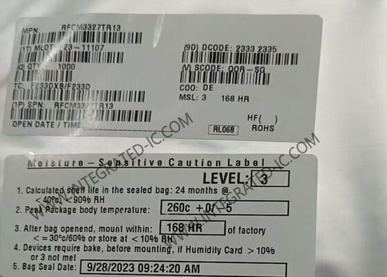 Módulo amplificador duplicador de potencia GaAs/GaN de circuito integrado RFCM3327, de 45 MHz a 1218 MHz