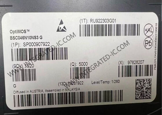BSC046N10NS3G Chip de circuito integrado 100V OptiMOS TM 3 Series Transistores MOSFET de potencia de canal N