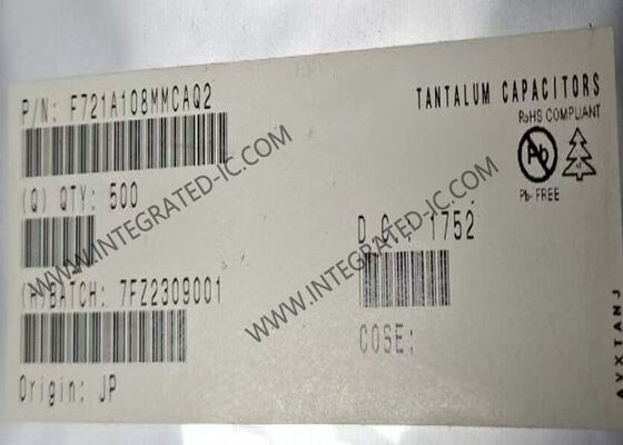 F721A108MMCAQ2 1000 µF 10V Condensador de tántalo electrolítico de bajo perfil para diseños de PCB compactos
