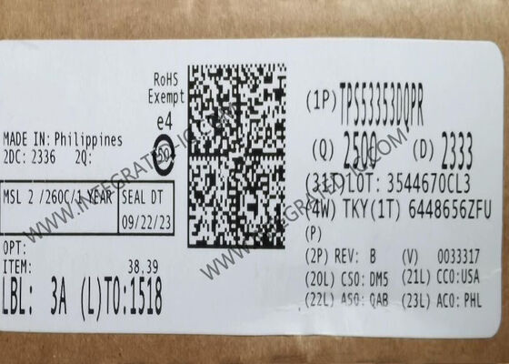 Chip de circuito integrado TPS53353DQPR 20A Modo D-CAP TM Convertidor de Buck SWIFT TM síncrono con voltaje de entrada de 1.5V a 15V