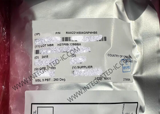 RAA2214504GNP Convertidor reductor síncrono de chip de circuito integrado con entrada de 4,5 V a 42 V Módulo de fuente de alimentación de grado industrial de salida continua de 5 A