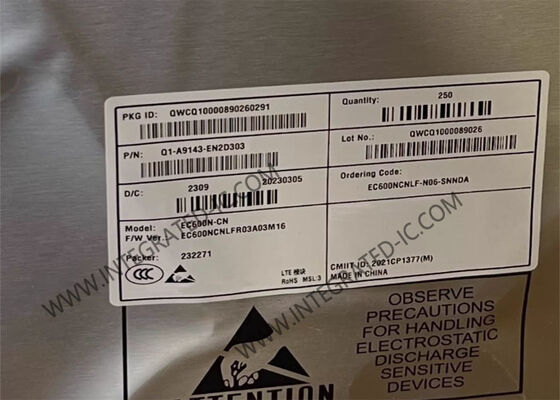 EC600NCNLF-N06-SNNDA Módulo de comunicación inalámbrica LTE Cat 1 Bis Módulo con conexión descendente de 10 Mbps 5 Mbps conexión ascendente y rango de temperatura extendido