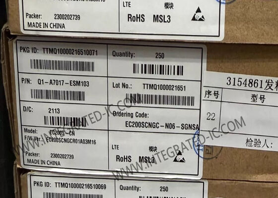 EC200SCNGC-N06-SGNSA Módulo LTE Cat 1 con velocidad de enlace descendente de 10 Mbps y velocidad de enlace ascendente de 5 Mbps en Mini PCIe Form Factor para aplicaciones M2M IoT