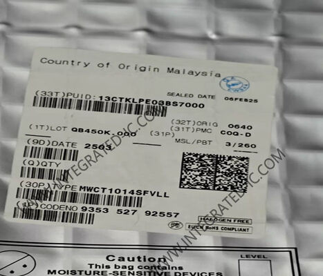 Chip de circuito integrado MWCT1014SFVLL 15WAT AUTOSAR Transmisor IC de carga inalámbrica en paquete LQFP-100