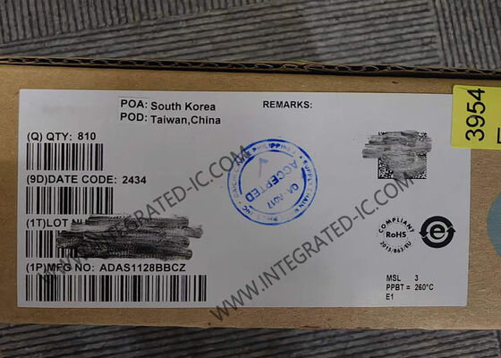 ADAS1128BBCZ Chip de circuito integrado de 128 canales de 24 bits de resolución de ruido ultrabajo de corriente a digital