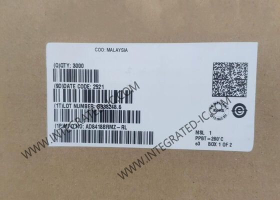 AD8418BRMZ Amplificador bidireccional de sentido de corriente sin deriva con alto voltaje y amplio rango de temperatura MSOP-8