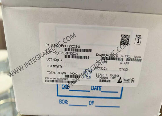 Chip de circuito integrado FT230XS-U, velocidad completa USB de 12Mb/s a interfaz UART de 3MBaud con bajo consumo de energía 8mA