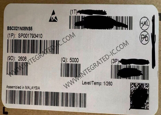 BSC021N08NS5 Transistor MOSFET de potencia OptiMOS™ de canal N de 80 V con corriente de drenaje continuo de 226 A en paquete SuperSO8
