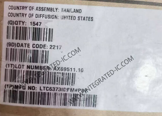 LTC6373IDFM 36V amplificador de instrumentación de ganancia programable totalmente diferencial con corriente de sesgo de entrada de 25pA
