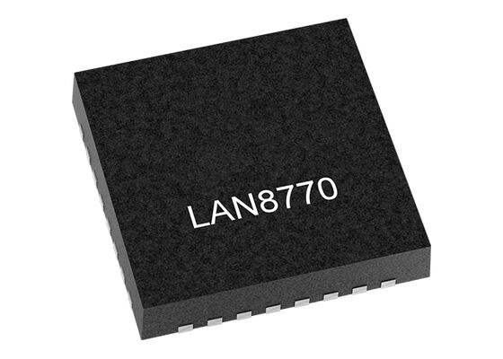 LAN8770MT-V/PRA Ethernet IC Velocidad de puerto único DRIVETM 100BASE-T1 Transceptor Ethernet