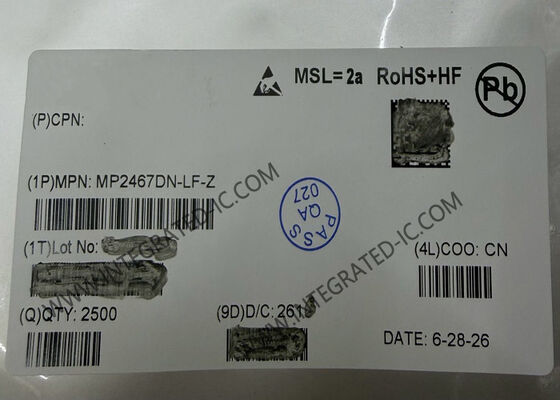 MP2467DN Circuito Integrado Chip Convertidor Buck de Alta Frecuencia de 36V y 500kHz con Salida de 2.5A