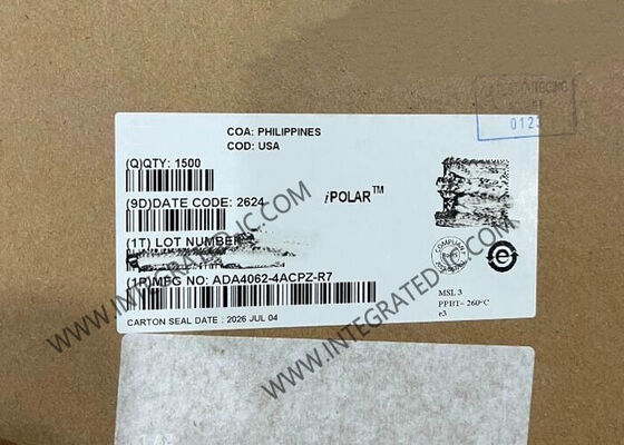 ADA4062-4ACPZ Integrated Circuit Chip Quad Low Power JFET-Input Operational Amplifier with 1.4 MHz Gain Bandwidth and 3.3V/µs Slew Rate