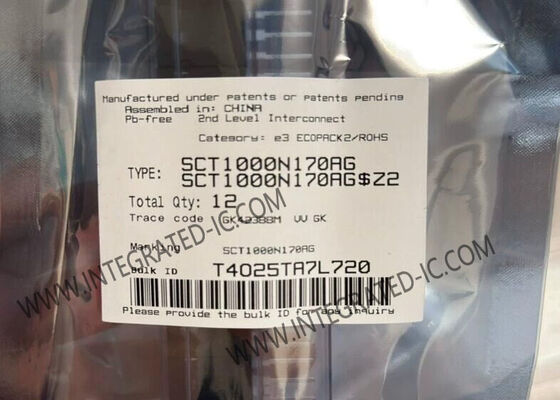 SCT1000N170AG 1700V 7A Circuito Integrado de Potencia MOSFET de Carburo de Silicio para Automoción HiP247