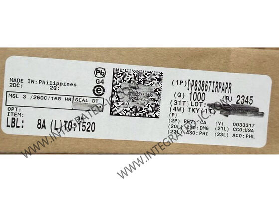 DP83867IRPAPR Ethernet IC 157mA Transceptor PHY de Ethernet Gigabit de alta inmunidad