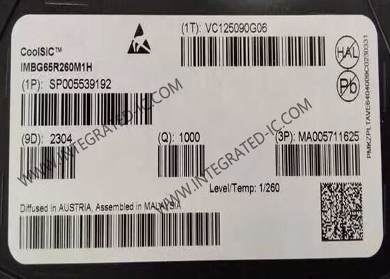 Transistores TO-263-8 de los MOSFETs de los FETs del carburo de silicio del canal N IMBG65R260M1H solos