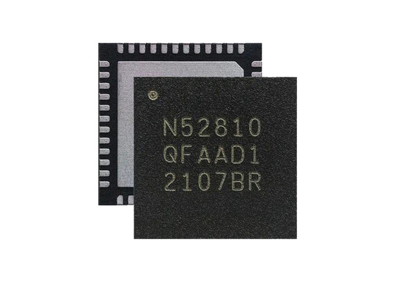 sistema del RF del alto rendimiento de 4dBm BT IC NRF52810-QFAA-R en el microprocesador 2.4GHz