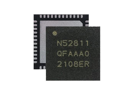NRF52811-QFAA-R BT IC 2.4GHz Baja energía BT 5.4 SoC QFN48 BT 5.4 Sistema en chip