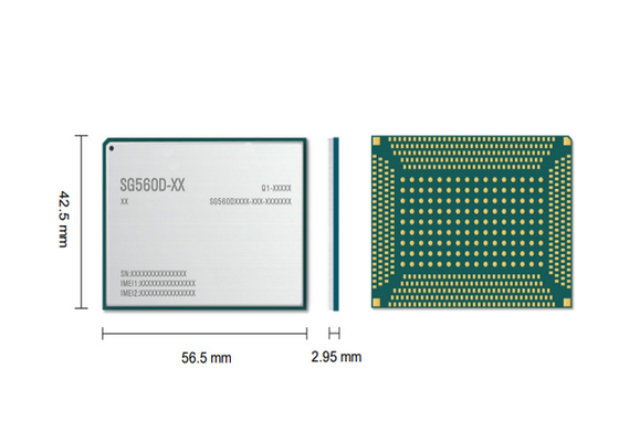 Wi-Fi elegante 6E de la ayuda del módulo del LTE Cat 18 elegantes del módulo SG560D de 5G NR y función de BT