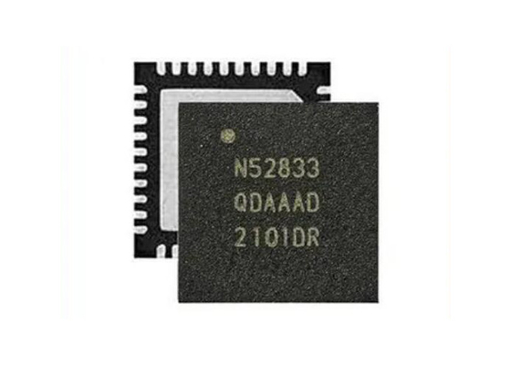 Sistema de BT NRF52833-QDAA-R7 RF en un microprocesador SoC NRF52833 SoC Multiprotocol QFN40