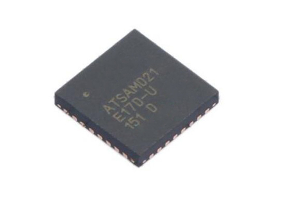Chip de circuito integrado ATSAMD21E17D-MFT Microcontroladores IC QFN32 Potencia baja